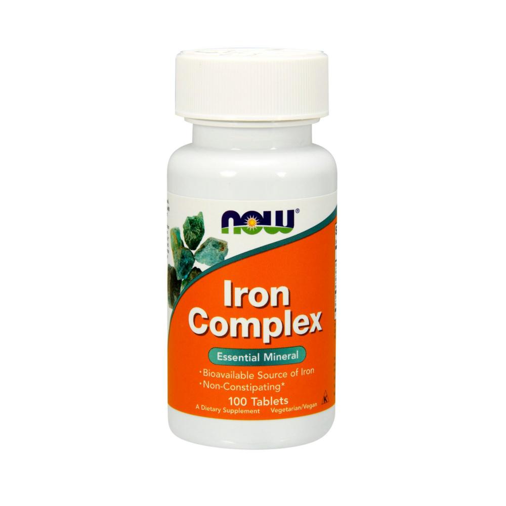 Now Foods Iron Complex Tablets 100 Tablets 1 pcs