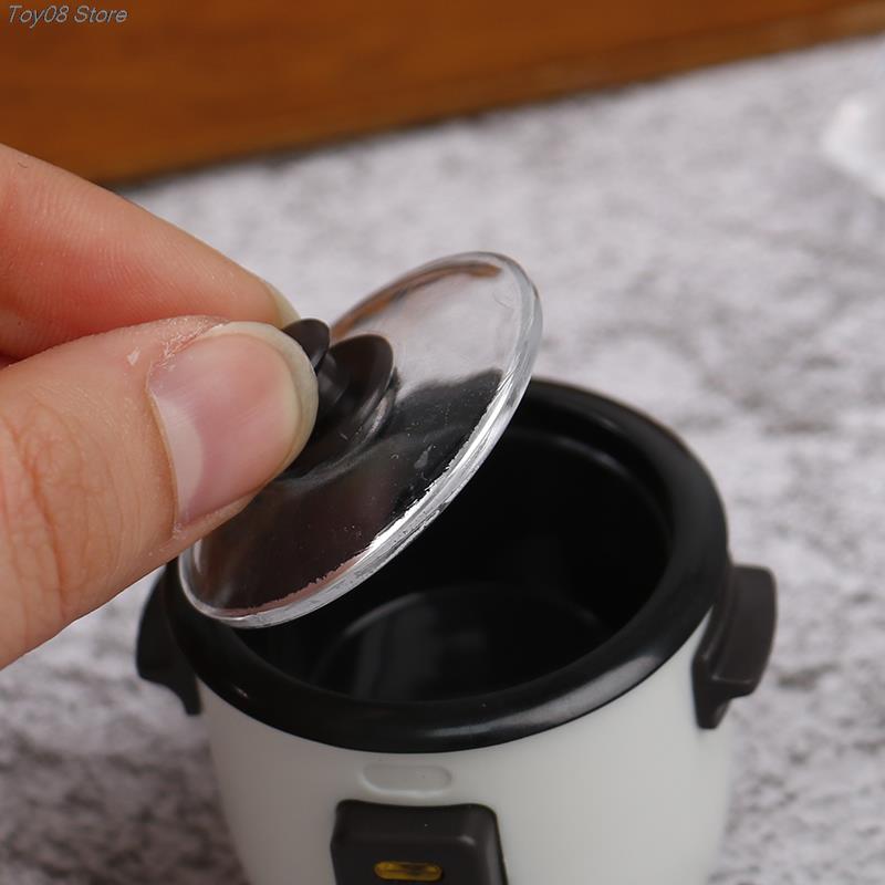 New 1Pcs 1/12 Scale Miniature Dollhouse Rice Cooker Modle Pretend Play Simulation Kitchen Appliance Accessories Toy