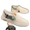 2025 summer old Beijing cloth shoes men's new sports and leisure canvas shoes men's lasagna fisherman one-pedal men