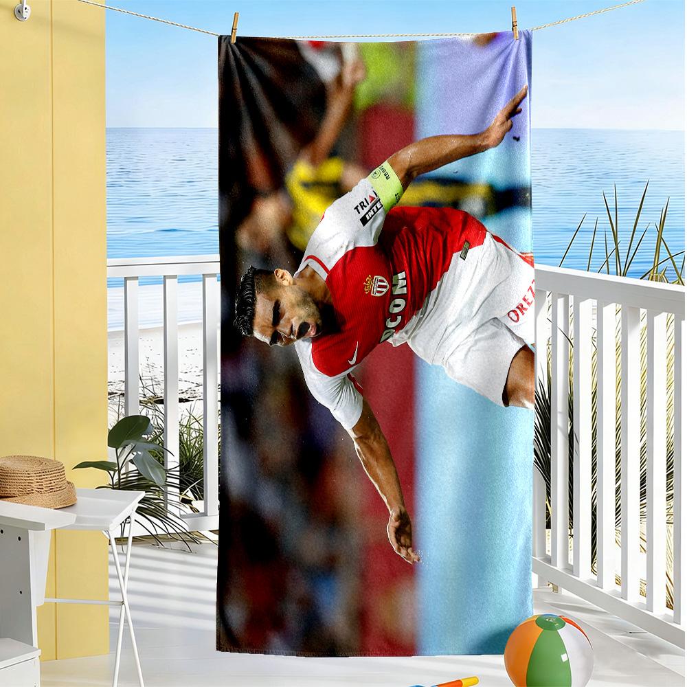 Chelsea Fc Player Action Beach Towel Super Soft Microfiber Quickdry Fabric Comfortable Lightweight