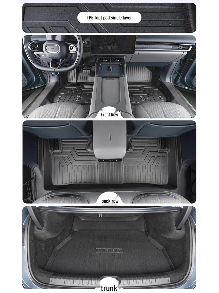 Lynk & Co 07 TPE Floor Mats Full Coverage 2024 Model Interior Accessories