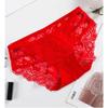 Set Women's Sexy Floral Lace Panties Low Rise Hollow Out Briefs Transparent Underwear Female Elastic Straps Soft Lingerie