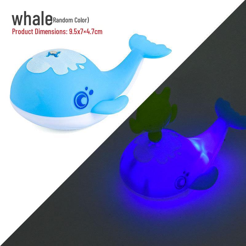 Magnetic Light-up Fishing Float & Bath Toy Set - Dolphin, Shark, Fish, Whale
