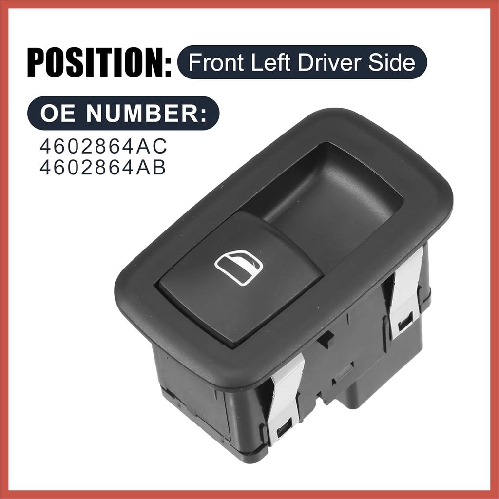 ACROPIX 04602864AC Rear Left Right Passenger Car Power Window Switch for Dodge for Ram 1500 2009-2012 for Ram 2500 3500 2010-2012 Car Parts