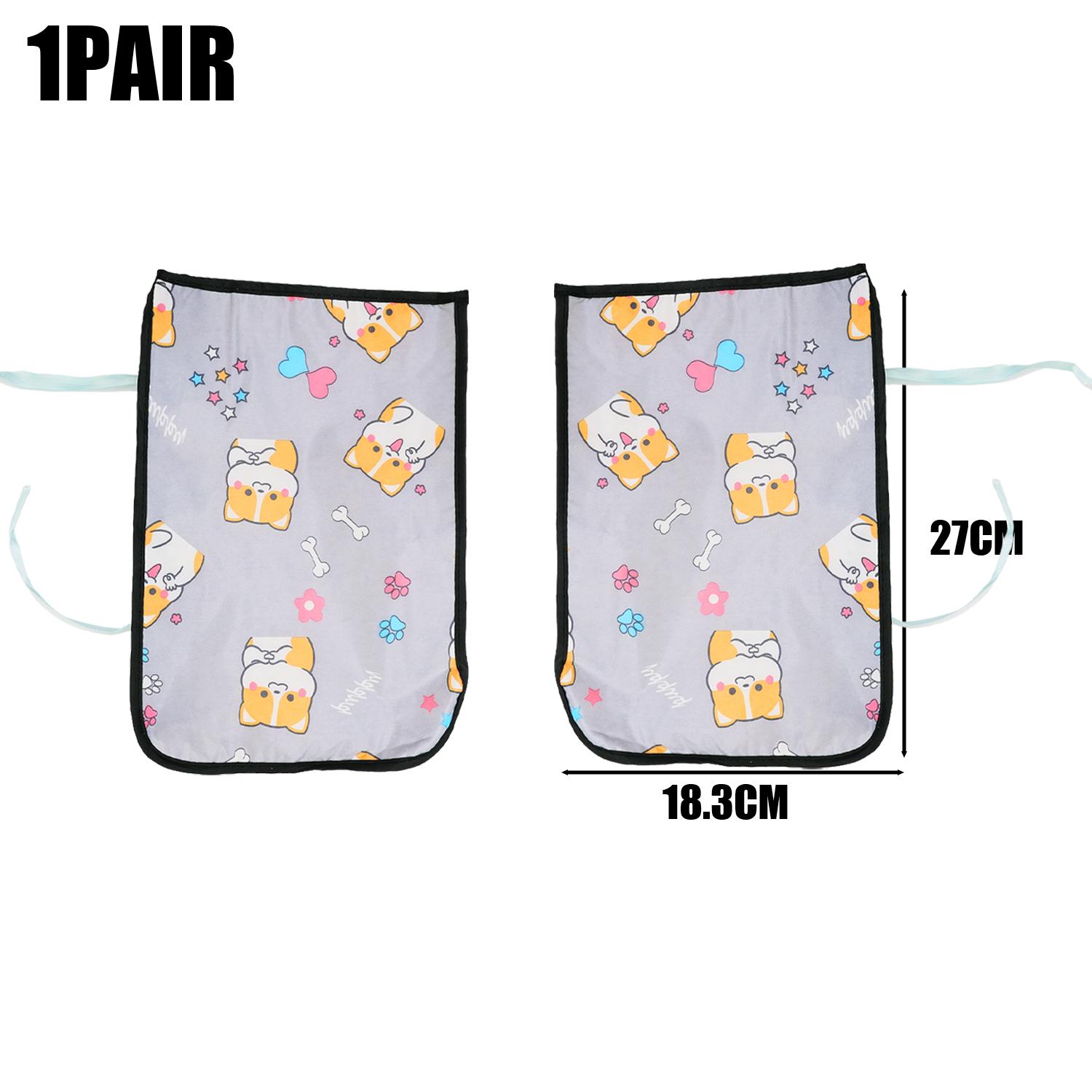 

2pcs Summer Motorbike Sunscreen Breathable Gloves Electric Bike PVC Fabric Handlebar Sleeves Motorcycle Accessories