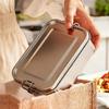 304 Stainless Steel Bento Box With Lockable Clip Metal Portable Food Storage Boxes Multiple Sizes For Home Use Fresh-keeping Box