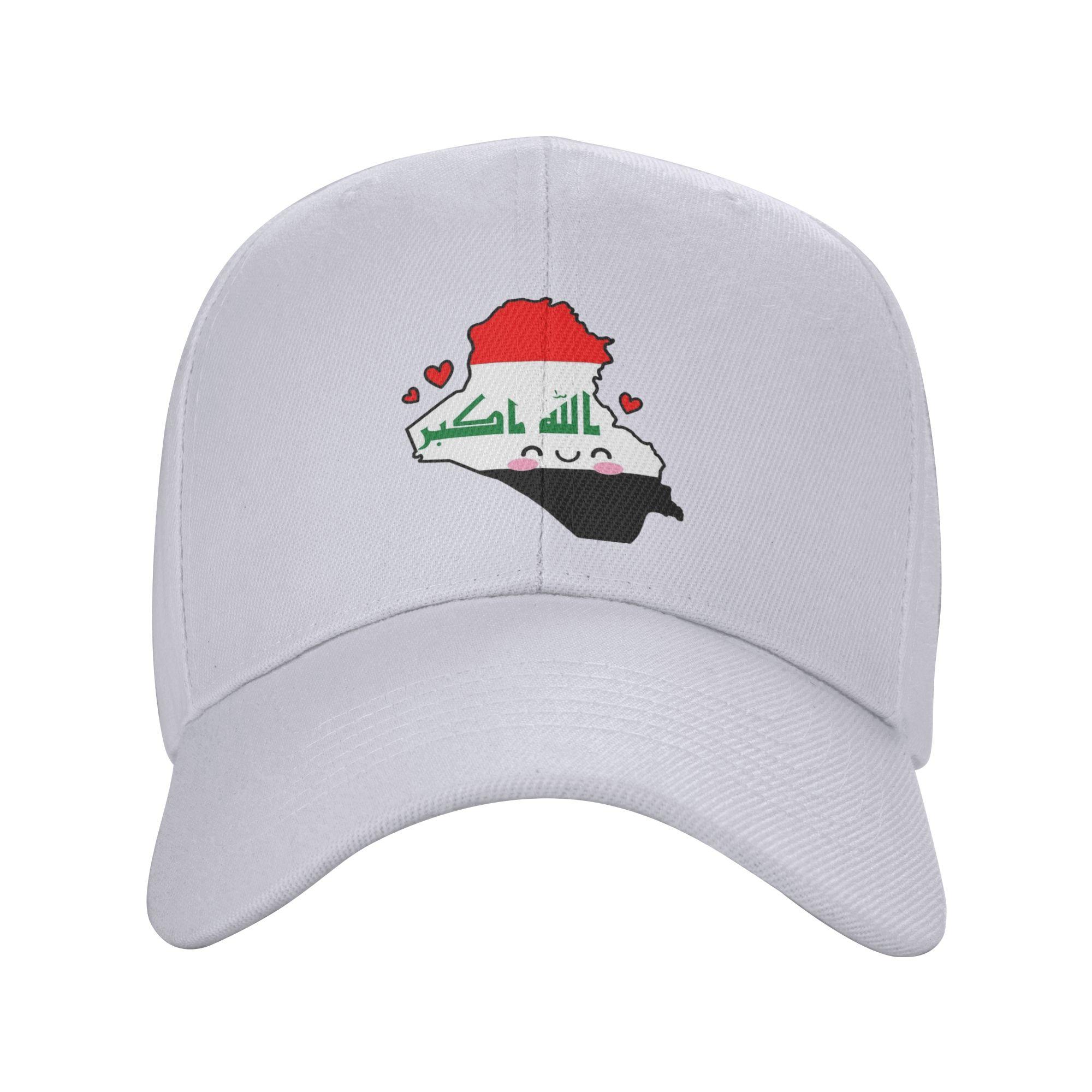 Iraq Flag Hat Unisex New Arrival Wear Baseball Caps Adjustable One Size