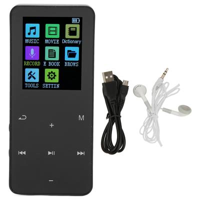 MP3-Player Bluetooth 5.0 HiFi Verlustfrei Eingebauter HD-Lautsprecher Taschen-Musikplayer mit FM-Radio
