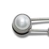 Crocs Pearl Safety Pins ABS Zinc Alloy Shoe Accessories Women's Silver