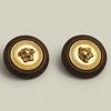 10Pcs Retro Luxurious Medusa Head Buttons Resin Metal Round Sewing Button Handsewn Buttons Coat Windbreaker Clothing Accessory
