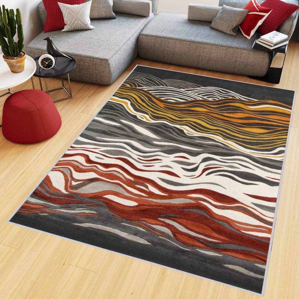 

Eliana Home Washable Printed Carpet LNA0431 50x80 серый