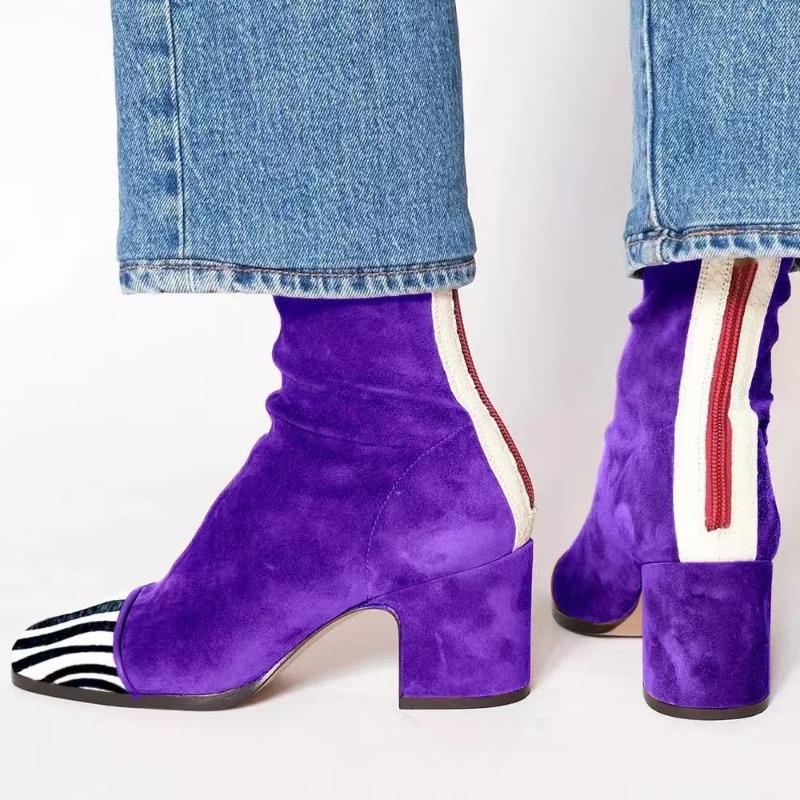 Winter Fashion High Heel Suede Long