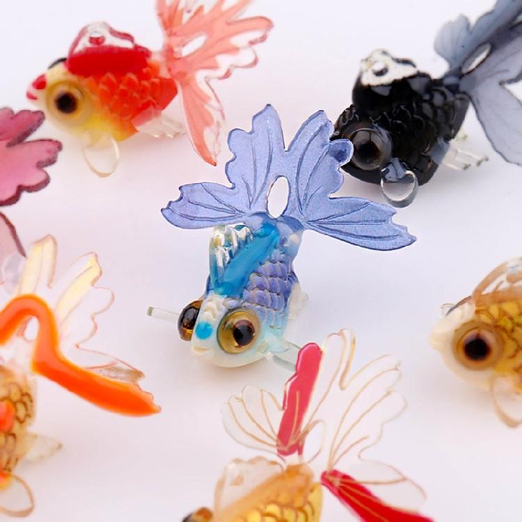 5 Pack Jewelry Accessories Fish Craft for DIY Necklaces Earrings and Bracelets