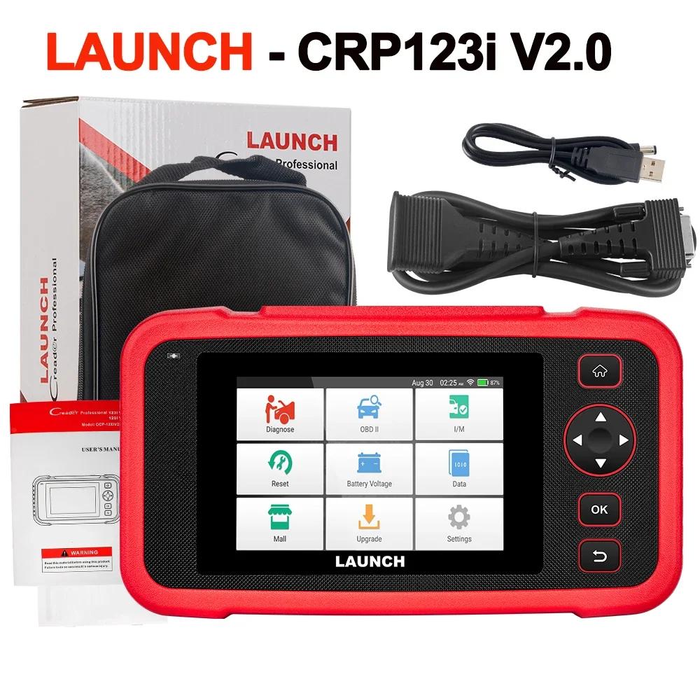 2026 New LAUNCH X431 CRP123E V3.0 Auto OBD2 Scanner ABS SRS Engine AT Car Diagnostic Tools 7 Reset Service Free Update Online