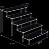 Clear 1-6 Tier Acrylic Display Stand for Funko Figures, Cupcake, Cosmetics, Perfume,Blind Box Display Riser Rack Dessert Shelf