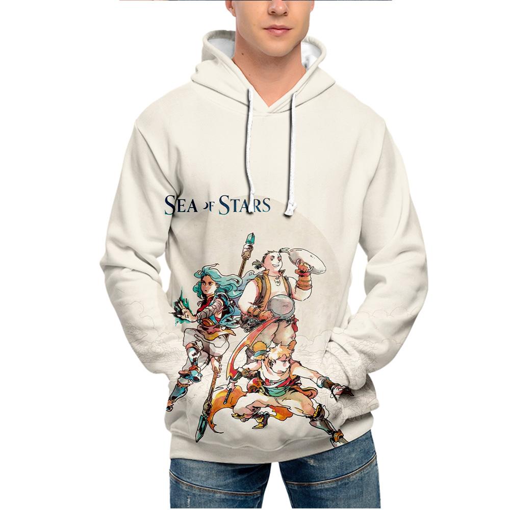 Fashion for Fans of Sea of Stars Printed Hoodies Sweatshirt Outdoor Sport Cosplay Pullovers Cosplay Costume