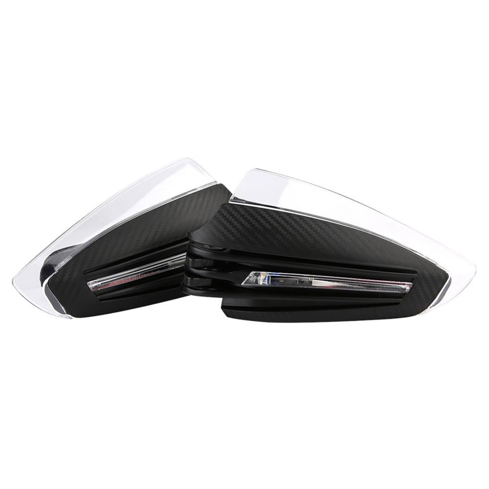 2Pcs 7/8" LED Hand Guard Aluminum Alloy Hand Guard Protector New Motorcycle Hand Guards