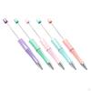 10x Beadable Pen Rollerball Creative for Office Supplies School Students Violet