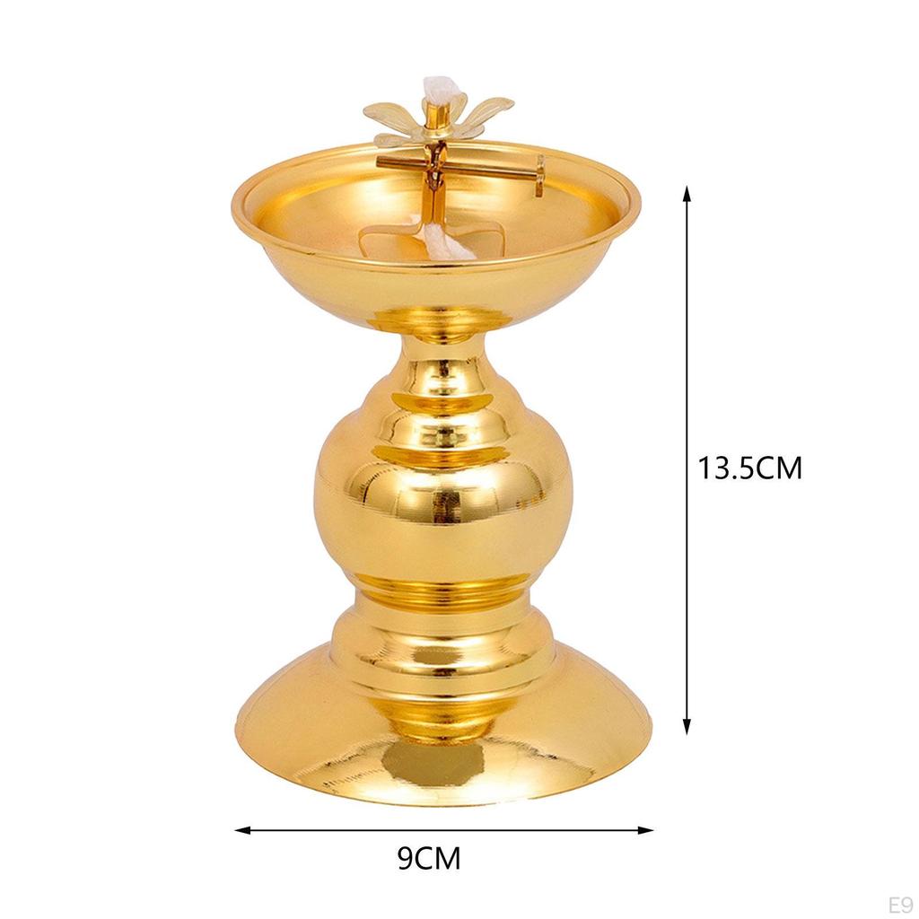 Butter Lamp Holder for Ghee, Candle Stand Altar Use, Tea Light Home Decor