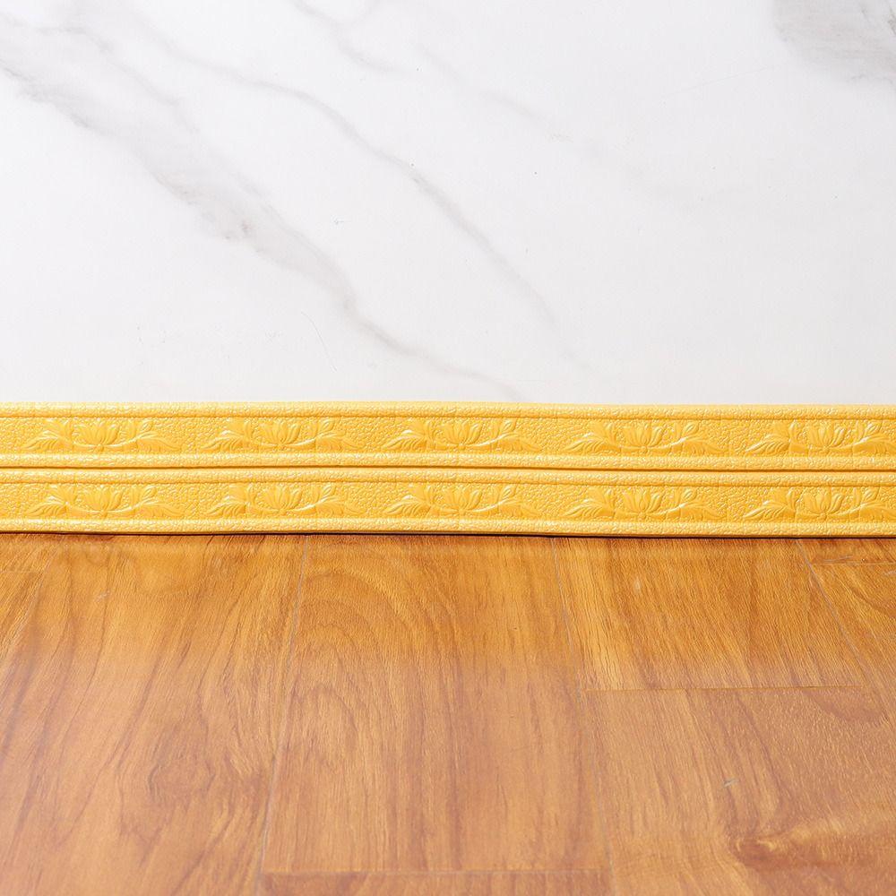 Fashion Self Adhesive Waterproof Wall Border Skirting Wall Trim Line Home Decoration Wall Stickers