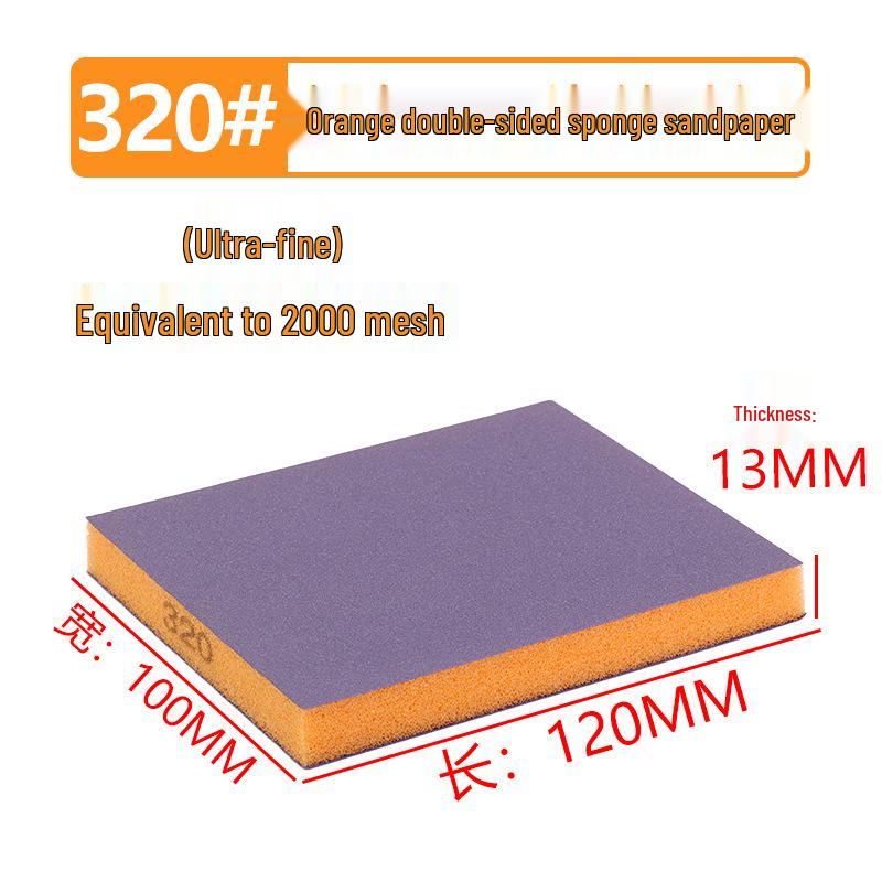 High-Density Sanding & Polishing Sponge for Wood, Metal & Walls