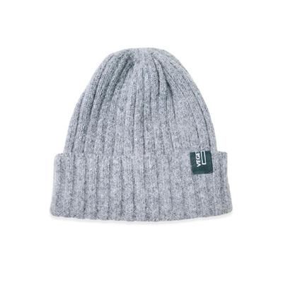 VEGETABLE TABLE Angora Wool Color Beanie Grey