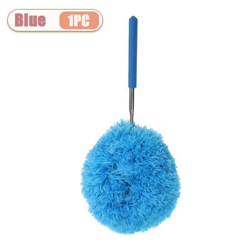 1-10PCS Extendable Feather Duster for Home Cleaning Washable Reusable Dusting Stick for Ceiling Corner Gap Furniture