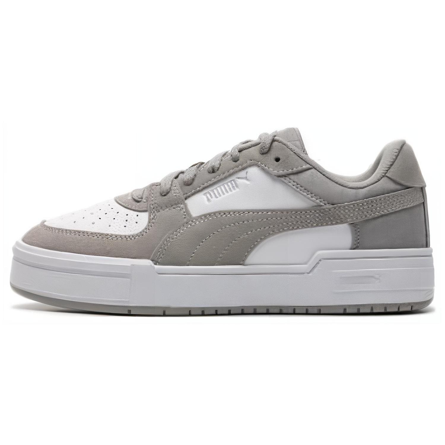 PUMA CA Pro Quilt White Smokey Grey Unisex 393277-01 EU 35.5