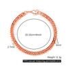 Reine Kupferarmbänder für Männer Frauen Verstellbare Cuban Link Kettenglied Hummerverschluss 6mm Breit Kratzfest Männlich 7-10.5 Zoll Schmuck
