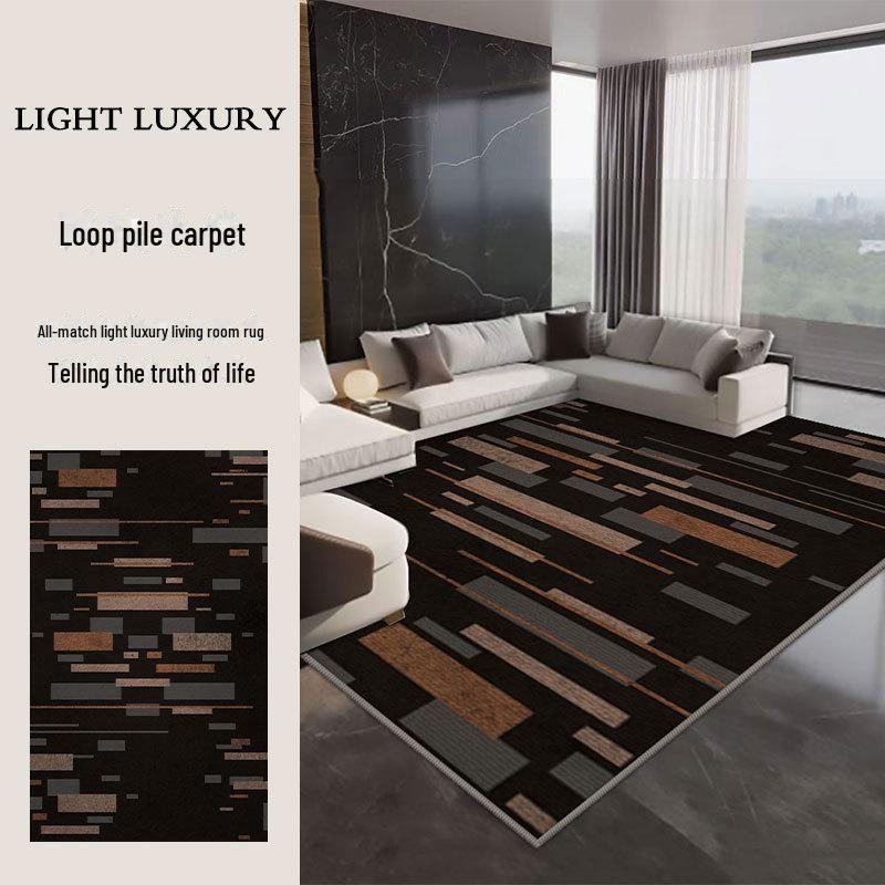 

Толстый зимний ковер для гостиной и спальни - роскошный большой ковер с журнальным столиком и местом для размещения у кровати 160x230 cm