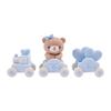 Pink Blue Bear Cake Decorations Mini Bear Figurine Cake Toppers for Baby Shower Boy Girl First Birthday Party Decorations Kids