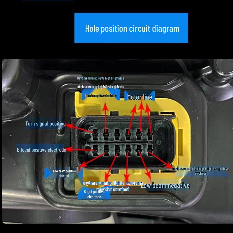 Dual-Lens LED Super Bright Headlight Assembly for Jiefang JH6