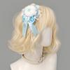 Anime Style Hair Clip Lace Barrettes And Button For Secure Bun Hold In Various Occasion Comfortable Hairpin