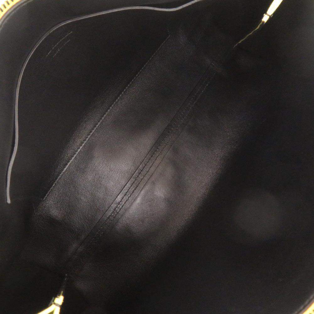 Used AUTHENTIC JIL SANDER Shoulder Bag Yellow Leather