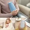 Eco-Friendly Hot Water Bottle with Water Refill, Rapid Heating Silicone, Microwaveable, Warms, Relieves Fatigue, Ideal for Menstruation, and Keeps You