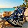 Asciugamano da Spiaggia Haaland Asciugatura Rapida Morbido Microfibra Confortevole Leggero Adatto per Nuoto, Palestra, Campeggio, Yoga Vacanza
