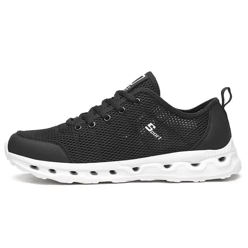 Herren Sommer Sportschuhe Atmungsaktiv Leicht Aqua Schuhe Outdoor Strand Schnell trocknend Waten Sport Wasser Camping