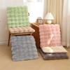 New Winter Style Bubble Fleece Rabbit Fur Seat Cushion, Thickened and Warm, Perfect for Car Seats, Dining Chairs, Offices, and S