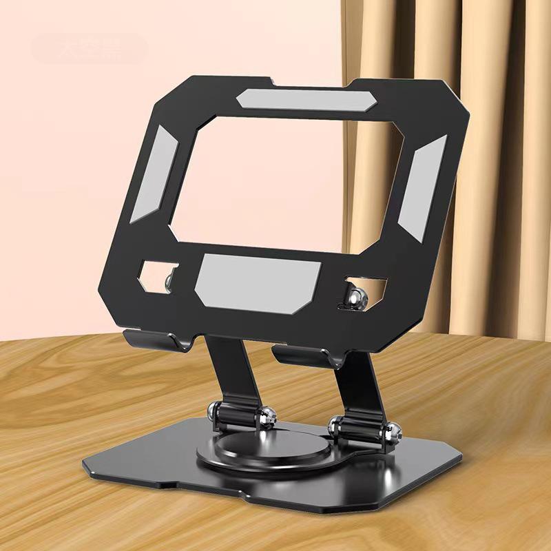 360° Rotatable Tablet Stand Adjustable Foldable Desktop Stand Holder Compatible For 4.7-12 Inch Ipad Pro/Air/Min Laptop Tablet