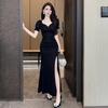 2026 Elegance: Women's Sexy High-End Evening Gown - Pure Desire Slimming Bodycon Slit Dress