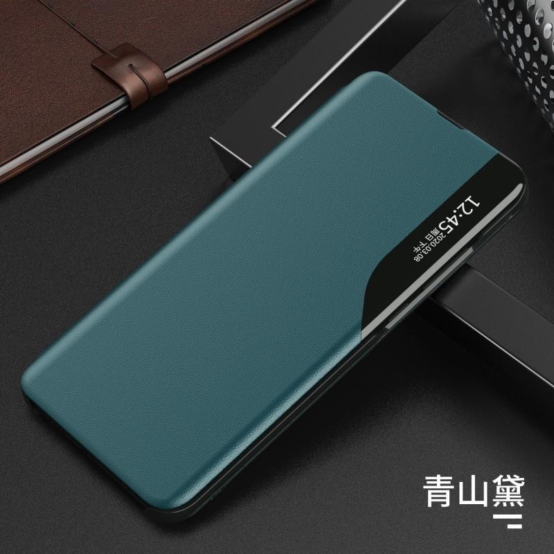 Magnetic Flip Phone Case With Side Window Kickstand Galaxy S23 Ultra S22 S21 Note20 A53 Slim Shockproof PC