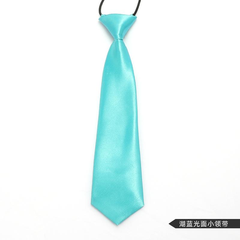 Krawaty Dziecięce Chłopcy i Dziewczynki Mundurki Szkolne Podstawowe Przedszkole Koszule Formalne Bez Jednolitego Koloru Występy Małe Krawaty