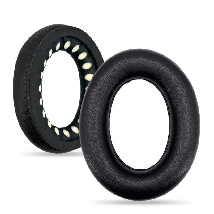 Lambskin Ear Cushions Earpads from Lambskin and Sponge Covers for QC45 Enhances Comfort чёрный