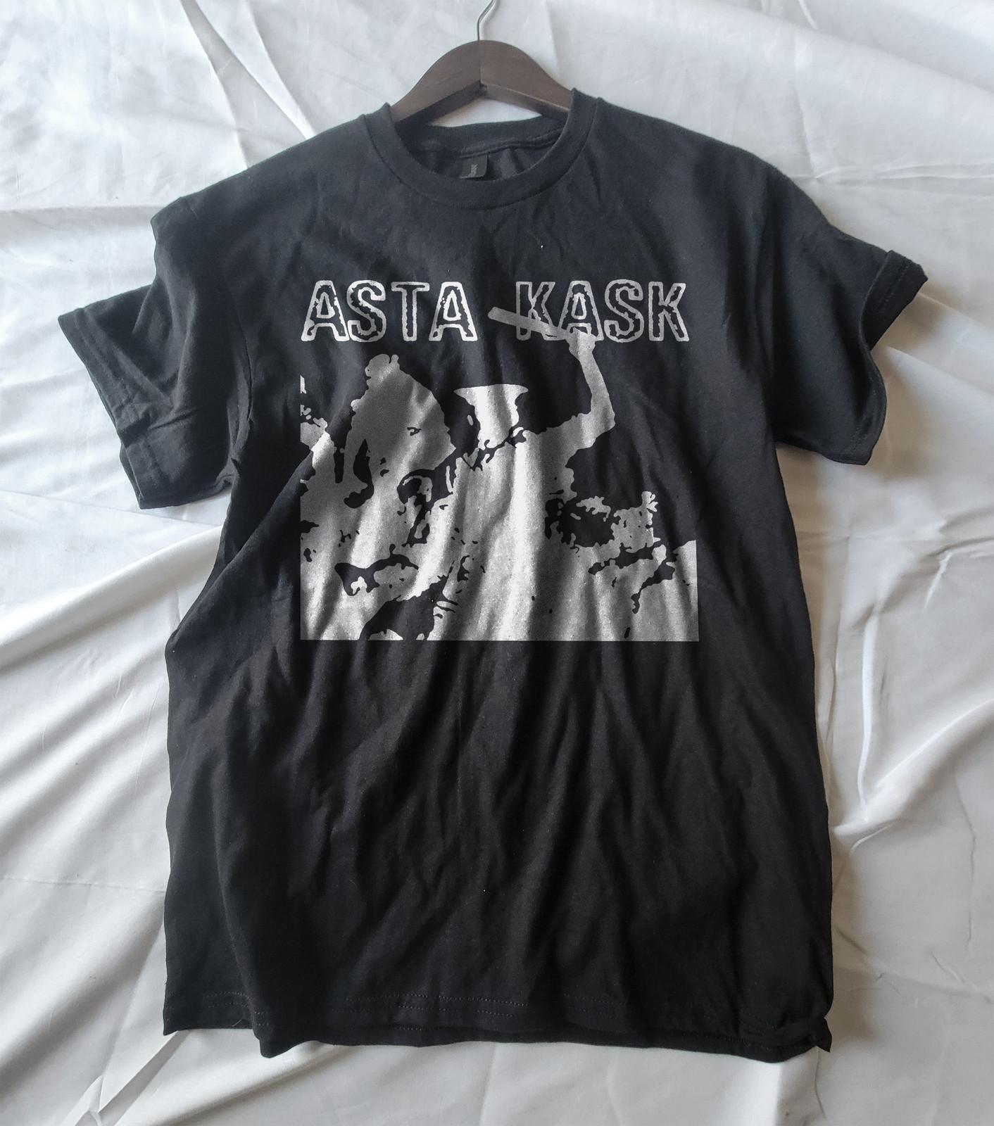 Asta Kask band t shirt punk Hardcore Unisex Softstyle T-Shirt L
