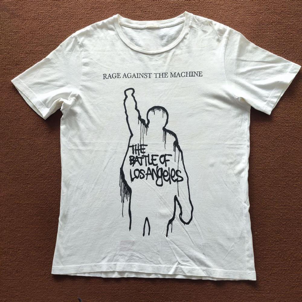 Винтажная футболка унисекс RAGE AGAINST THE MACHINE Американская рок-группа BL314 M