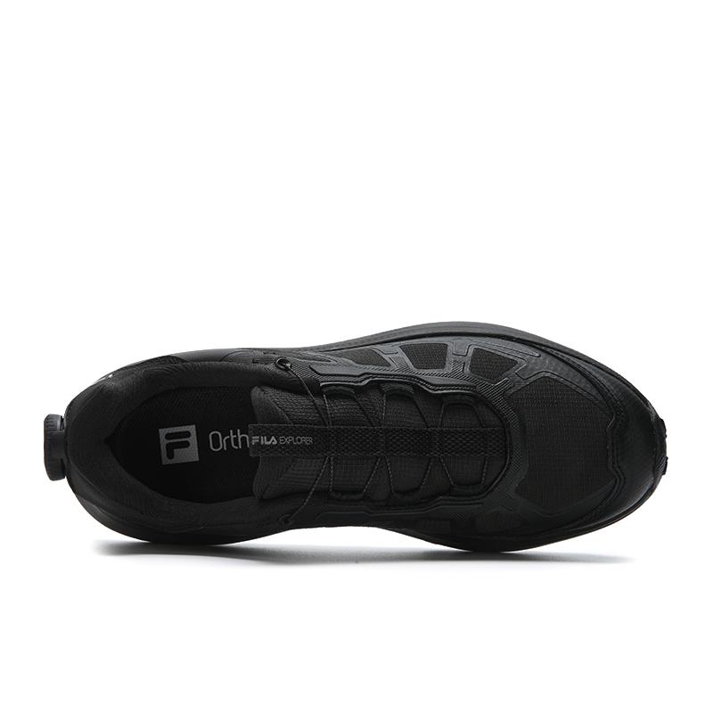 FILA BOA EXPLORER 3 Cushioning Abrasion Resistant Coverage Lightweight Low top Outdoor Shoes Women's Black A12W611201FBA