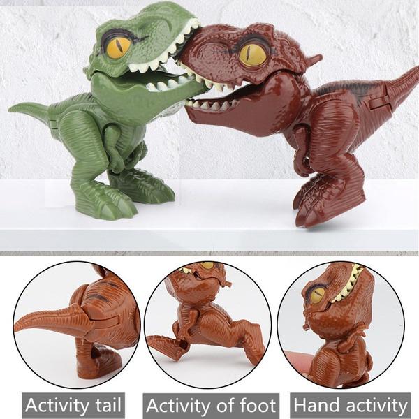 Neues Finger beißendes Dinosaurier-Gelenk, bewegliches Tyrannosaurus-Simulations-Dinosaurier-Modellspielzeug