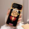 Cartoon Animation P-PopeyeS Retro For IPhone 17 Pro 17 Pro Max Rear Skin Wrap Decal Protective Sticker