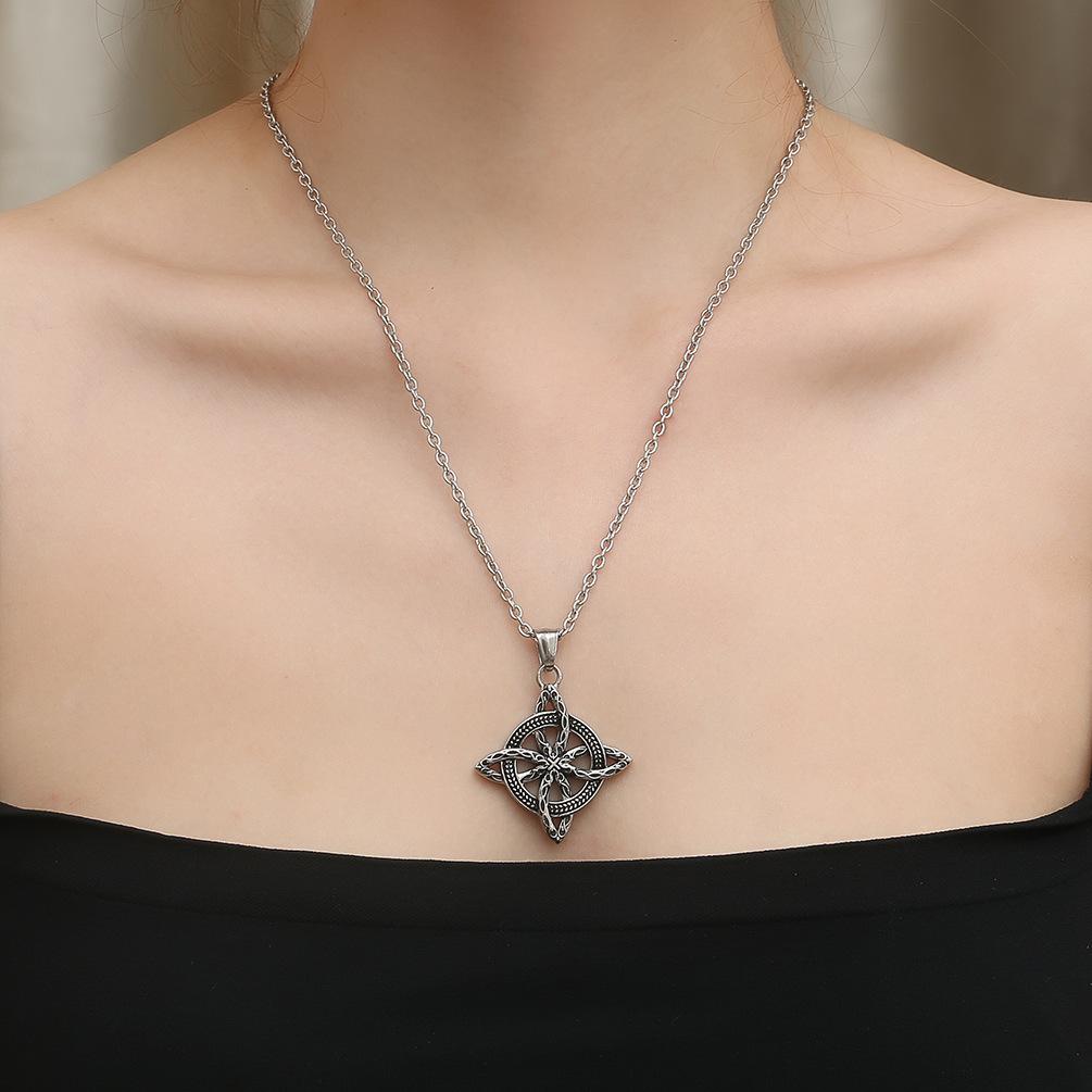 Titanium Steel Necklace Niche Personality Nordic Traditional Accessories