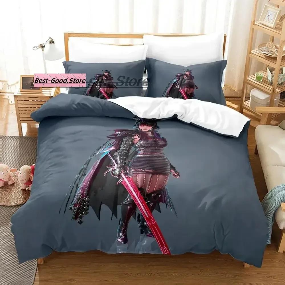 Game Black Desert Beding Set Single Twin Ful Quen King-Sized Dimensionsd Dimensions Bed Linen Set Aldult Kid Bedrom Duvetcover Sets Anime Bed Shet Set